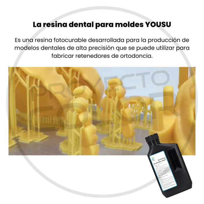 Resina UV Dental Moldeable YOUSU 1kg - Imagen 2