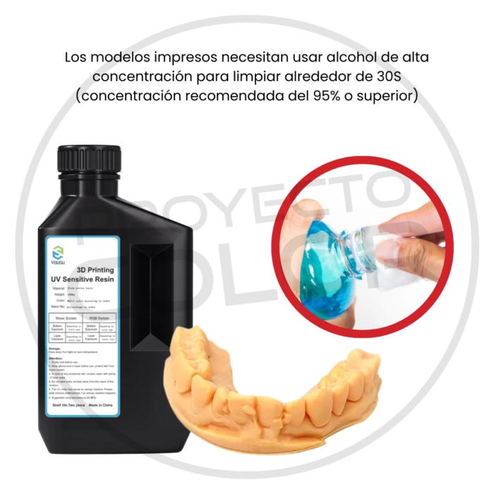 Resina UV Dental Moldeable YOUSU 1kg - Imagen 9